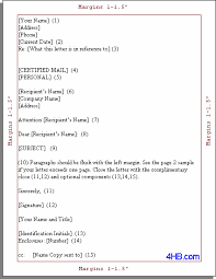 fax letter format