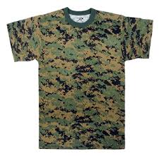 camouflage tee shirt