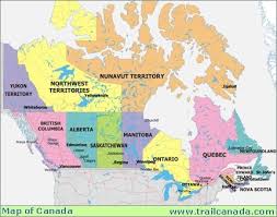 picture map of canada