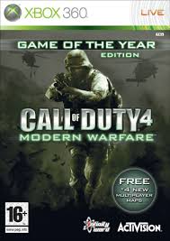 call of duty 4 xbox 360 game