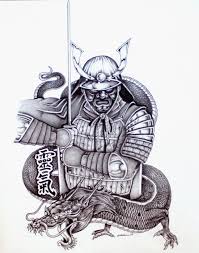 samurai drawings