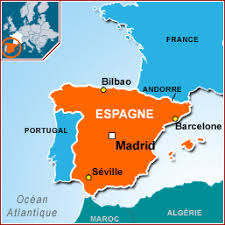 carte andalousie espagne