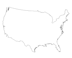 printable united states map