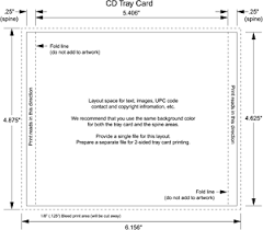cd tray cards