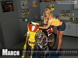 biker calendar girls
