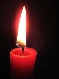 a candle in the dark