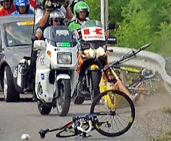 tour de france crashes