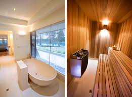 bathroom sauna