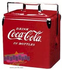 vintage coke cooler