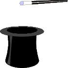animated magic wand