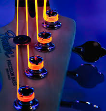 neon guitar strings