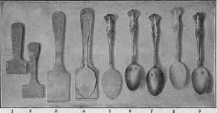 silver tea spoon