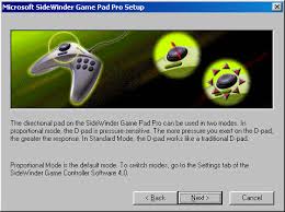sidewinder game controllers