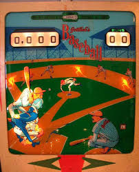baseball pinball machine