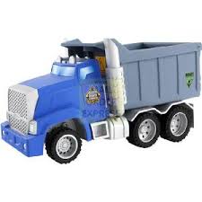 blue dump truck