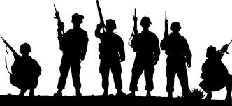 standing soldiers
