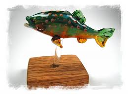 glass fish beads