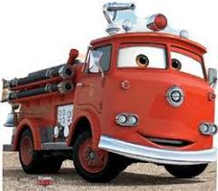 cars red fire truck