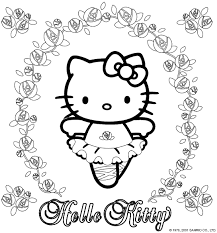 hello kitty coloring pictures