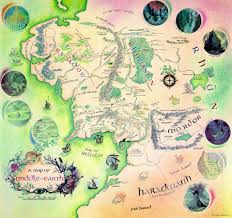 map tolkien