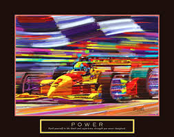 auto racing poster