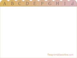 alphabetical dividers