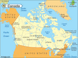 picture map of canada