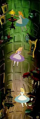alice in wonderland down the rabbit hole