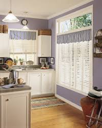 white wood blinds