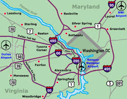 Dulles Airport Map