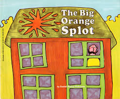 big orange splot