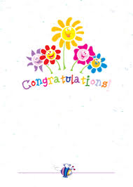 congratulatory greetings