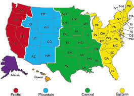 printable road map of western us