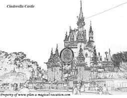 disney castle coloring pages