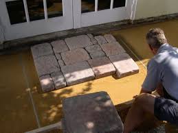 laying pavers