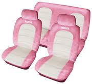 pink seat covers