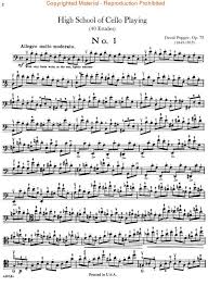 cello solos sheet music