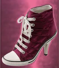 high heel sneakers