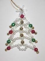 beaded christmas tree