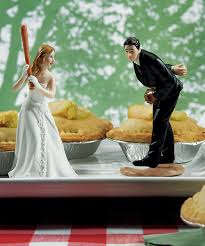 baseball cake topper