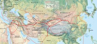 Silk Road Wall Map