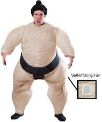 blow up sumo suits