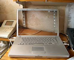 broken laptop screen