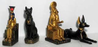 egyptian statuettes