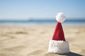 beach christmas card