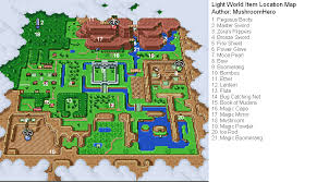 legend of zelda map