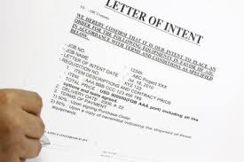 letter of intent example