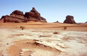 Sahara desert landscapes