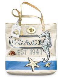 coach beach towel