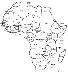 africa map outline